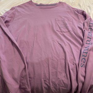 Vineyard Vines pink long sleeve tee size Medium new without tags